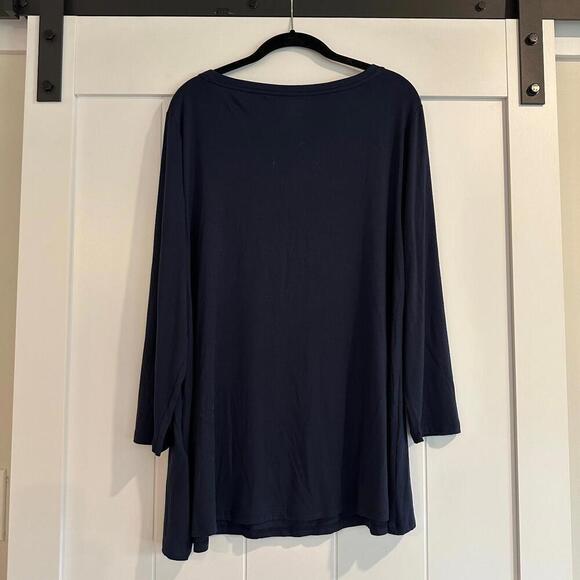 DAILY RITUAL Oversized Navy‎ Blue Top Size XL - Picture 6 of 7